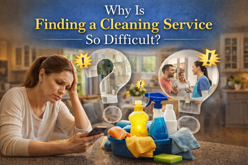 Why Is Finding a Cleaning Service So Difficult?