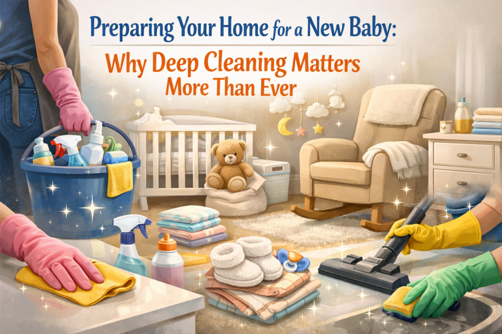 Preparing Your Home for a New Baby: Why Deep Cleaning Matters More Than Ever