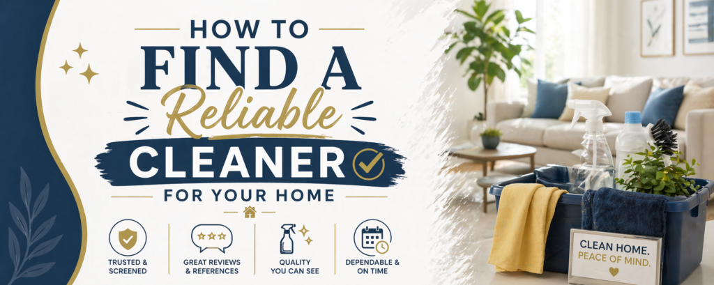 How to Find a Reliable Cleaner for Your Home