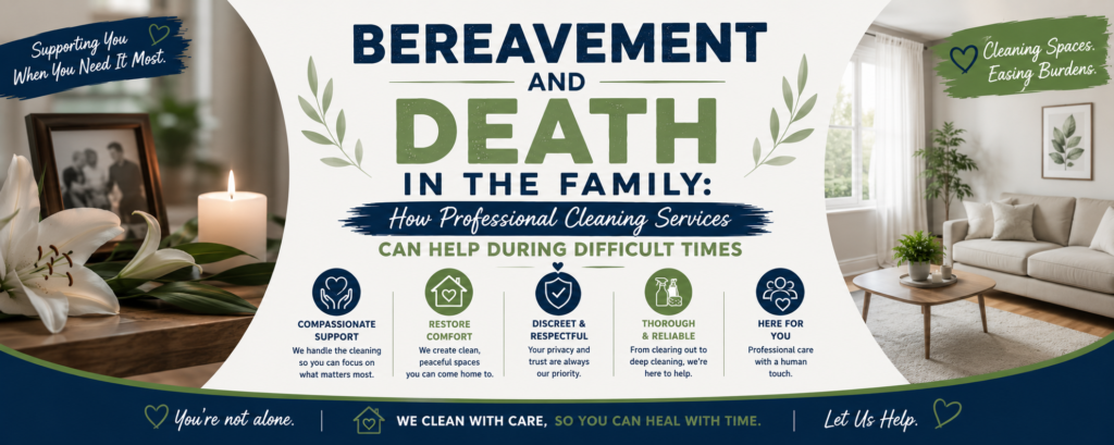 Bereavement and Death in the Family: How Professional Cleaning Services Can Help During Difficult Times