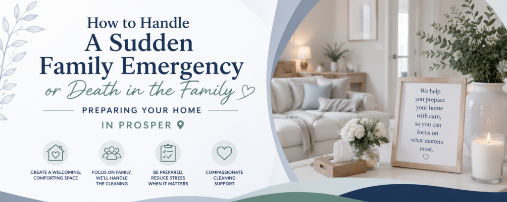 How to Handle a Sudden Family Emergency or Death in the Family — Preparing Your Home in Prosper