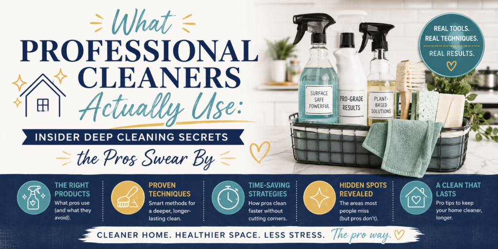 What Professional Cleaners Actually Use: Insider Deep Cleaning Secrets the Pros Swear By