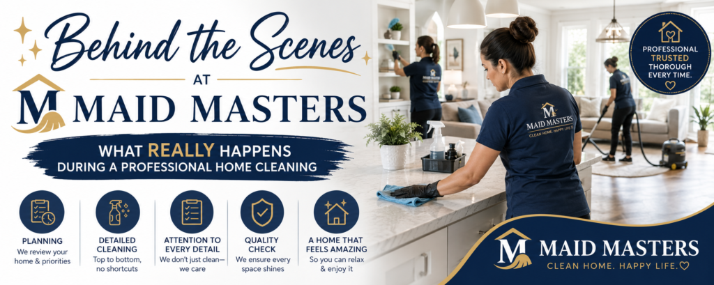 Behind the Scenes at Maid Masters: What Really Happens During a Professional Home Cleaning