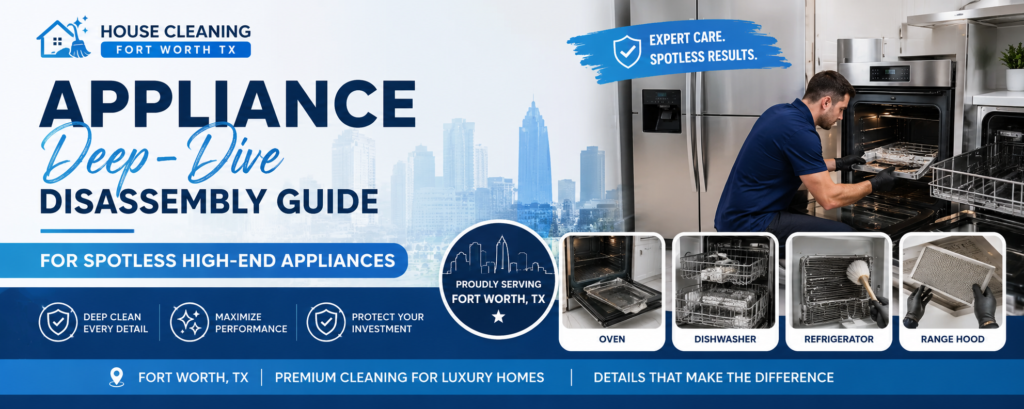 House Cleaning Fort Worth TX: Appliance Deep-Dive Disassembly Guide for Spotless High-End Appliances