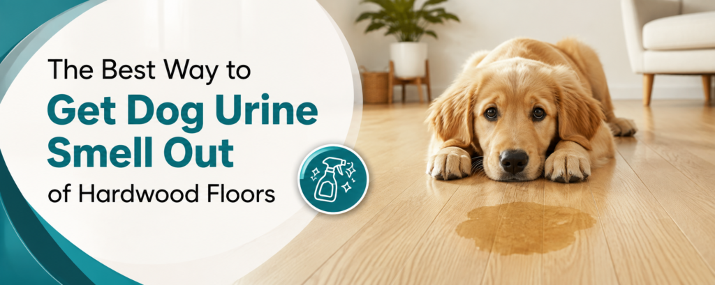 The Best Way to Get Dog Urine Smell Out of Hardwood Floors