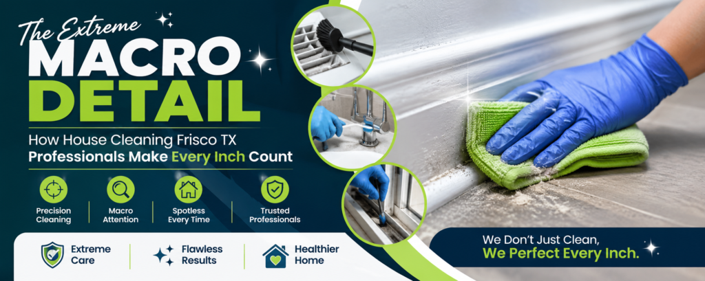 The Extreme Macro Detail: How House Cleaning Frisco TX Professionals Make Every Inch Count