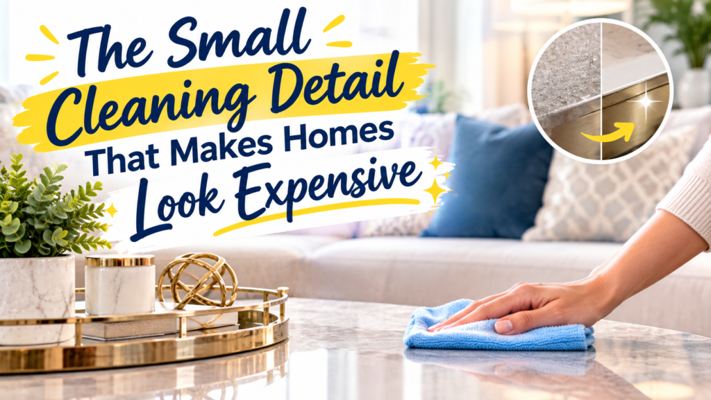 The Small Cleaning Detail That Makes Homes Look Expensive