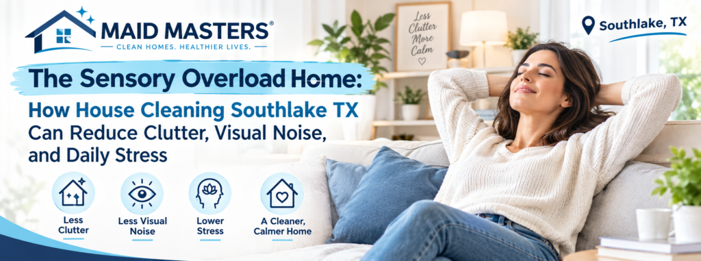 The Sensory Overload Home: How House Cleaning Southlake TX Can Reduce Clutter, Visual Noise, and Daily Stress